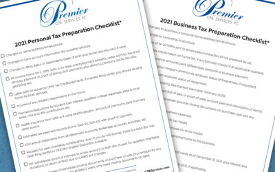 2021 Tax Preparation Checklists Now Available