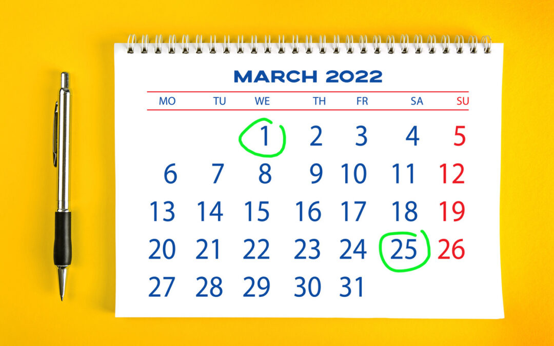 Mark Your Calendar for Tax Prep Deadlines