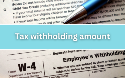 Make sure you’re having the right amount of taxes withheld