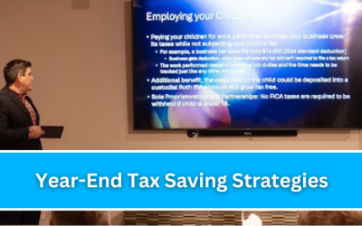 3 Year-End Tax Saving Strategies