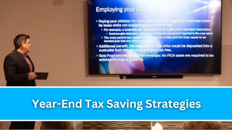 3 Year-End Tax Saving Strategies